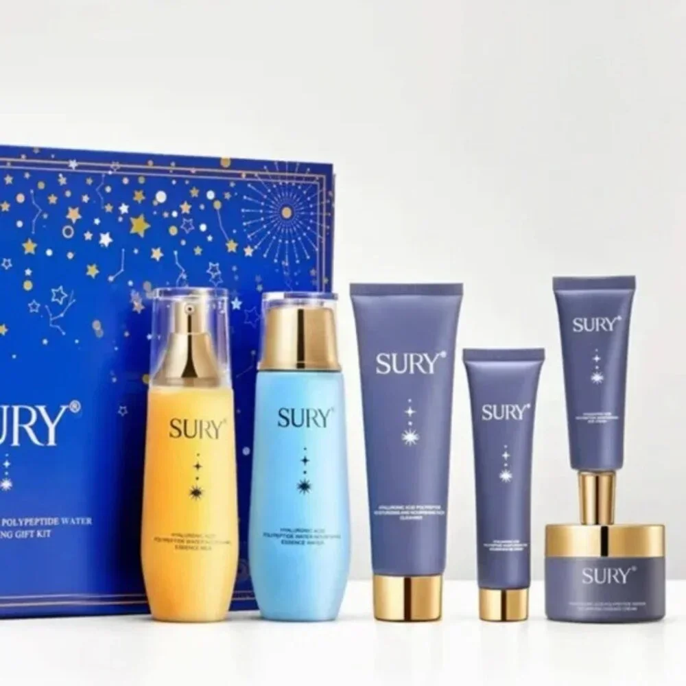 SURY Dream 6-Piece Hydrating Skincare Gift Set Light Beige New